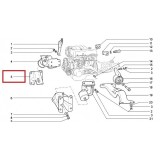 Držiak motora pravý 2121-1001003