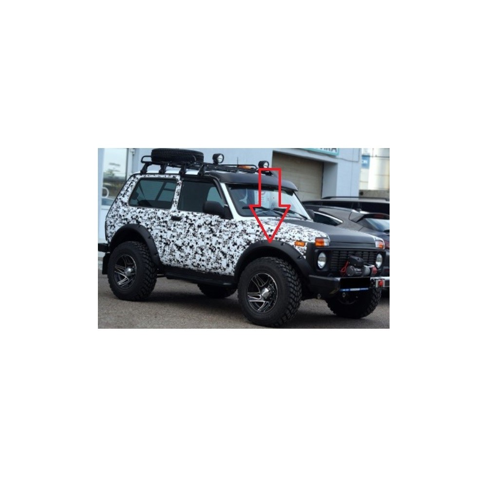 Vonkajší plastový lem LAPTER LADA NIVA 3dv. 2121 21213 21214