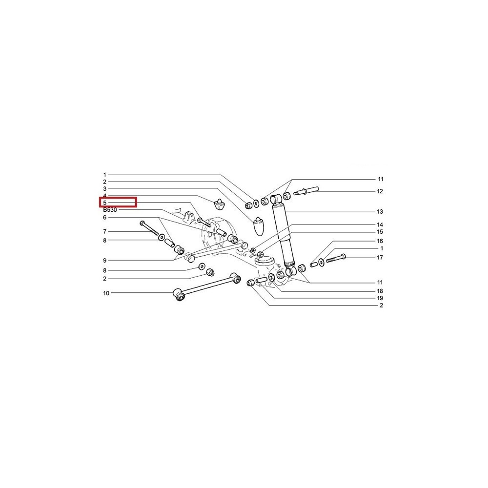 Skrutka krátkeho tiahla a pankharská tyč M12X 70mm 15541221