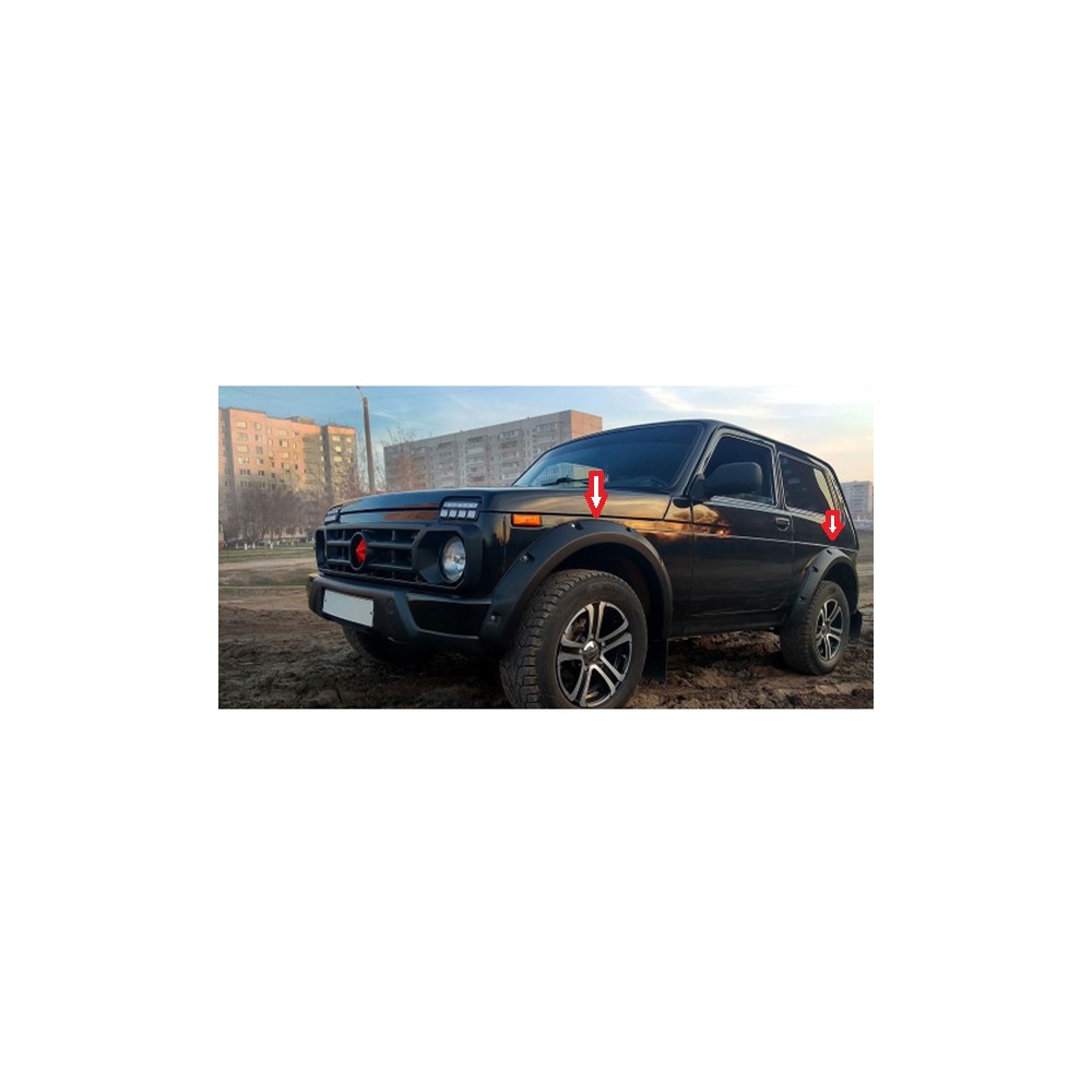 Vonkajší plastový lem LAPTER LADA NIVA URBAN