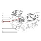 Klin tesnenia bočného skla 2131-5403137