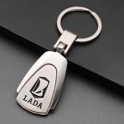 Ezüst Lada kulcstartó