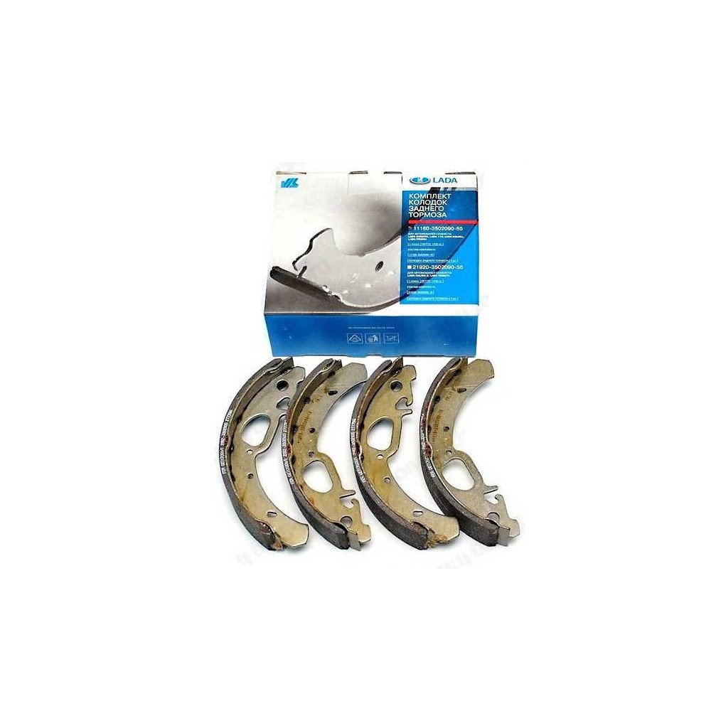 Zadná brzdová čeľusť sada kalina 1118-3502090