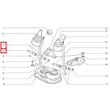Čap páky pomocnej prevodovky komplet 2121-1804044