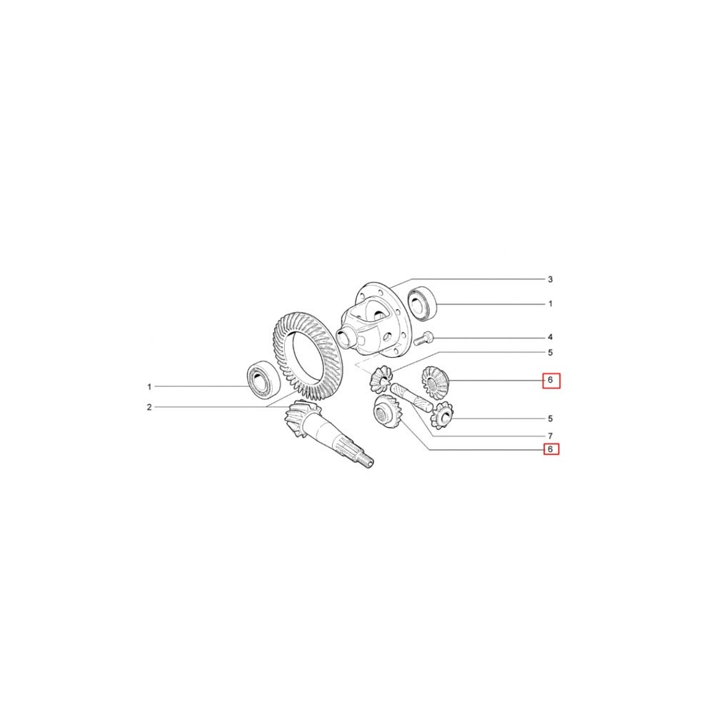 Planétové koleso 22-zubové 2123-2403050